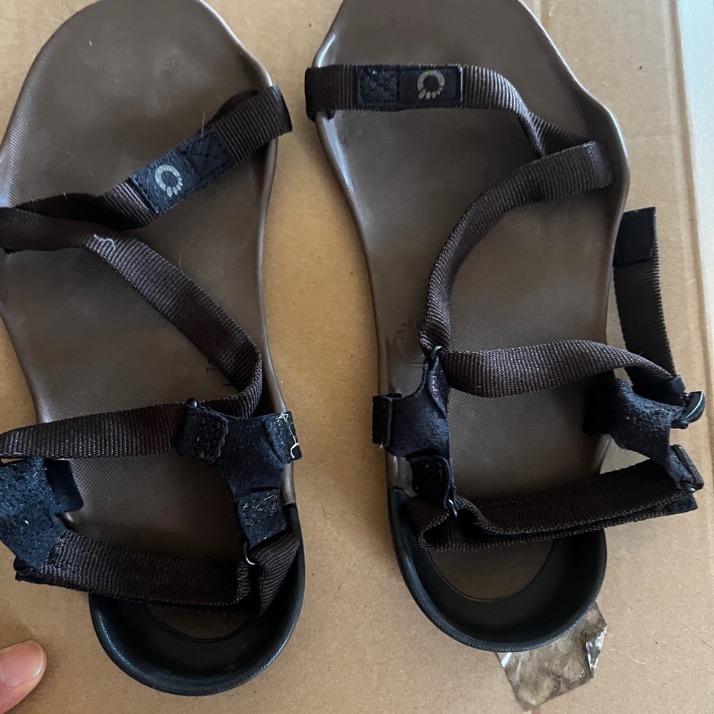 Brown Strappy Sandals (Xero Z-trek)
